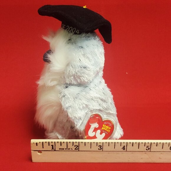 Ty Beanie Baby Class of 2004 The Owl Plush Toy Stuffed Animal - Picture 8 of 13